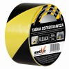 Bandă adezivă delimitare negru-galben 48mm\25m Motive
