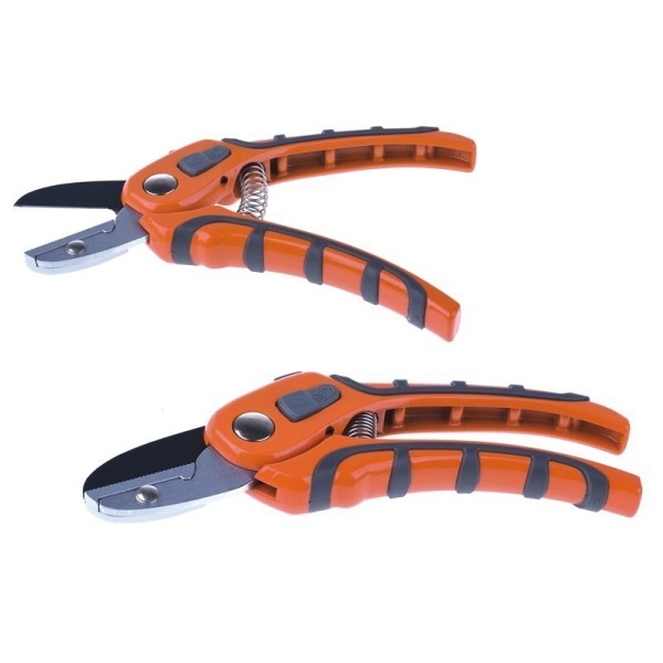 Foarfecă de grădină, cu nicovală 20,5cm Motive