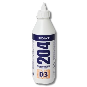 Adeziv pentru lemn POINT 204 D3, 500 ml transparent