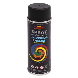 Email spray universal Champion, negru mat (RAL 9011), 400ml 