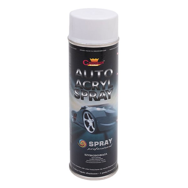Email spray Champion Auto Acryl, alb lucios 500ml