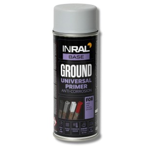 Grund spray Inral, sur (RAL 7040), 400ml