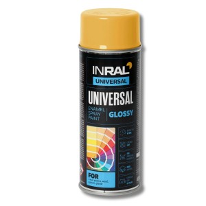Email spray Inral Universal, pepene galben (RAL 1028), 400ml