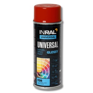 Email spray Inral Universal, roșu (RAL 3002), 400ml
