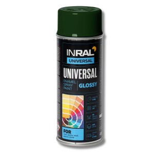 Email spray Inral Universal, verde-închis (RAL 6009), 400ml