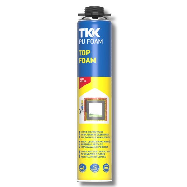 Spumă de montare PU TKK TOP pistol, 750ml