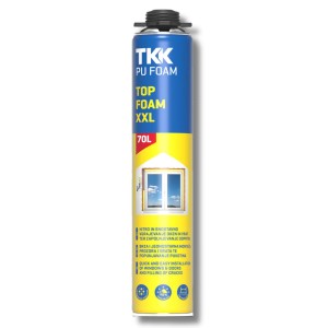 Spumă de montare PU TKK TOP XXL 70L pistol 870ml (v.v. 900ml)