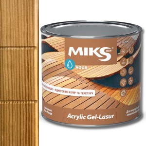 Gel-lazur acrilic Мiks Color, transparent 0,8l