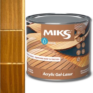 Gel-lazur acrilic Мiks Color, stejar 2,5l