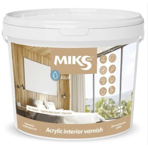Lac interior acrilic Мiks Color, semi-luciu 0,75kg