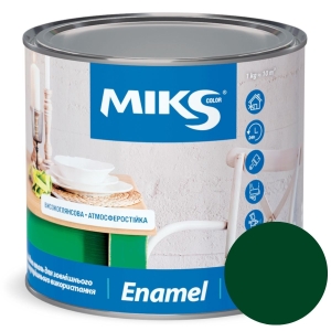 Email alchidic Miks Color, verde-închis 0,8kg (v.v. 0,9kg)