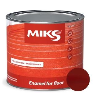 Email pentru podea Miks Color, roșu-cafeniu 2,8kg