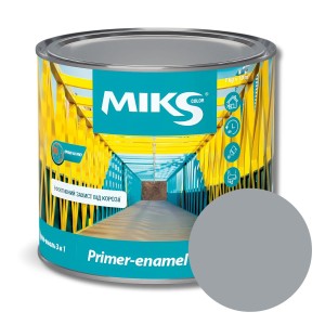 Grund-email 3 în 1 Miks Color, sur (RAL7046), 0,8kg