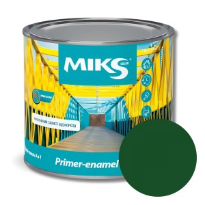 Grund-email 3 în 1 Miks Color, verde RAL6005 (6035),  2,3kg (v.v. 2,5kg)