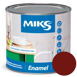 Email alchidic Мiks Color, roșu-cafeniu 2,8kg (v.v. 2,3kg)
