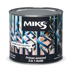 Grund-email 3 în 1 Antik Мiks Color, negru\antracit 0,75l