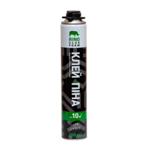 Adeziv-spumă PU Rino pistol 750ml (900gr)